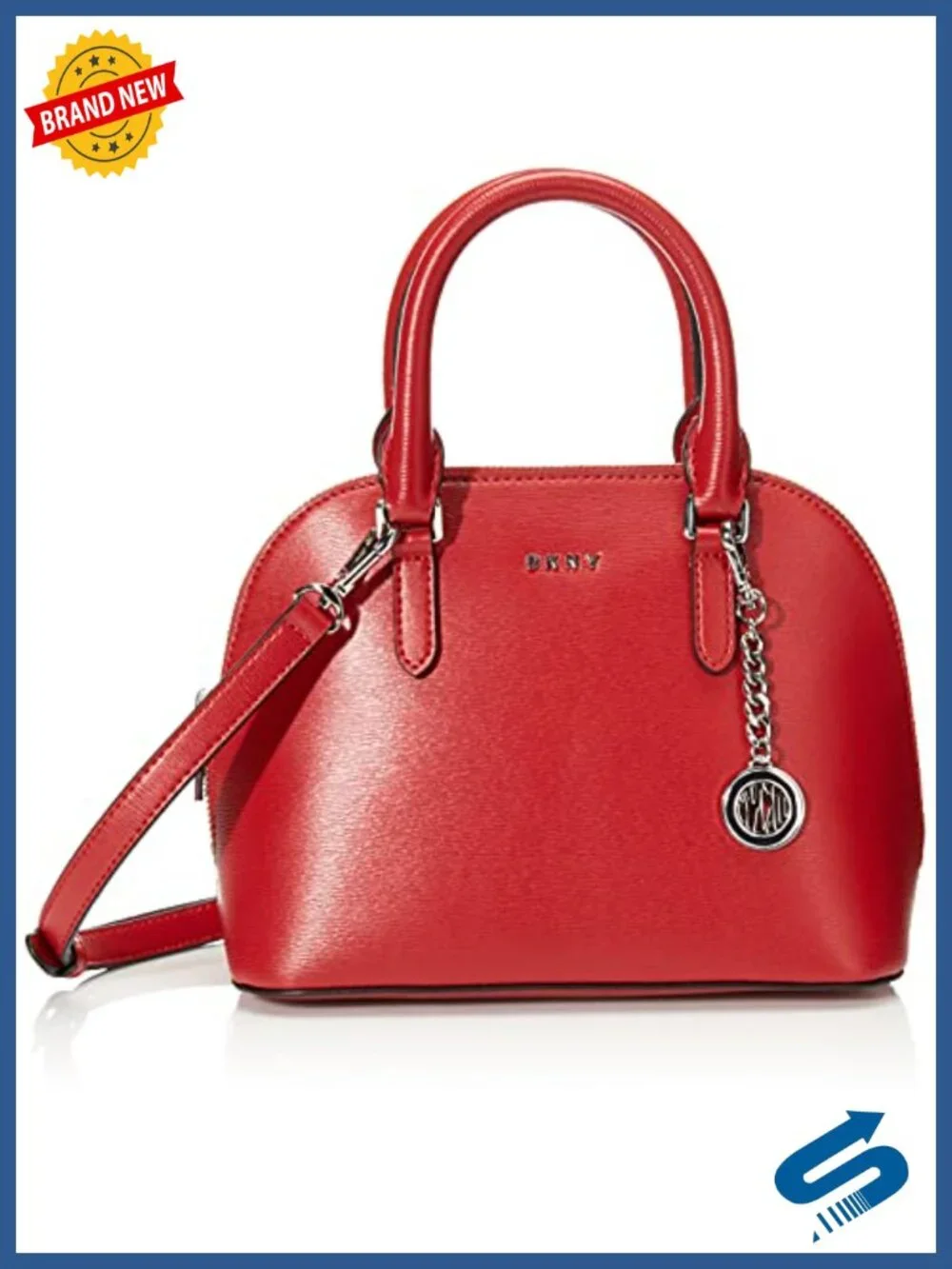 Faux Leather Satchel Handbag with Removable Straps Adjustable